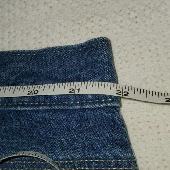 Dickies Relaxed Fit Double Knee Carpenters Straight Leg Blue Sz 44x30 Jeans - Picture 5 of 7